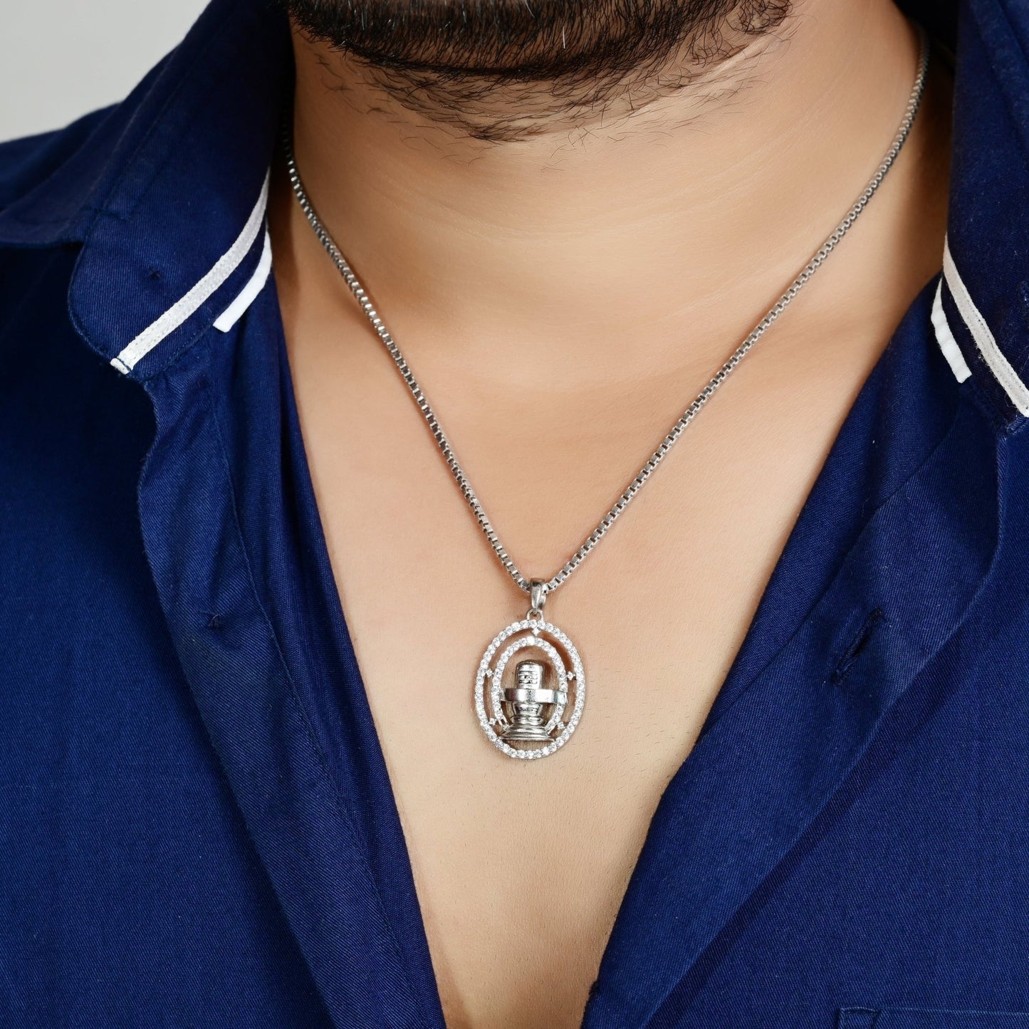 The Divine Shiv Ling Pendant - Vinayak - House of Silver