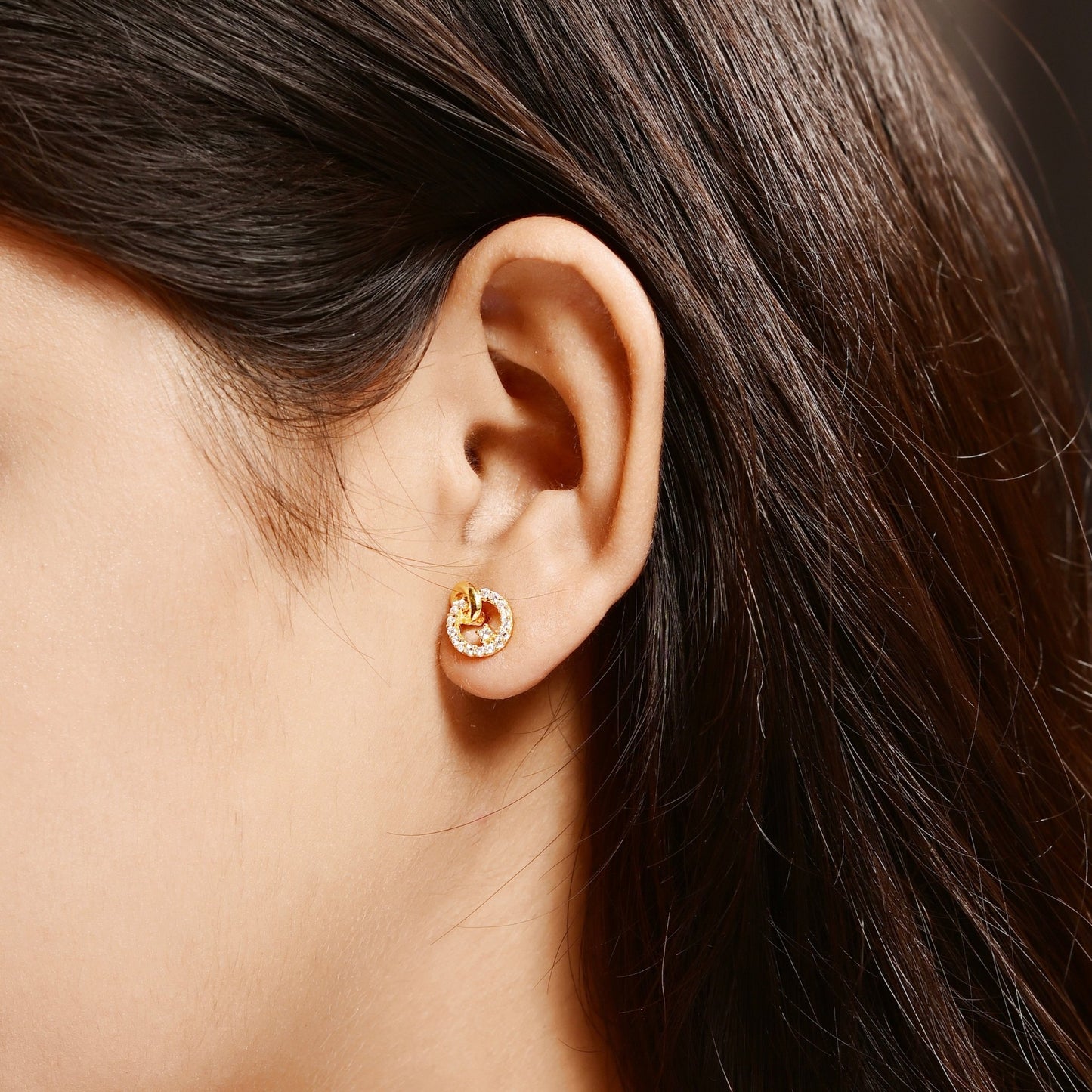 The Dual Radiance Earrings - Vinayak - House of Silver