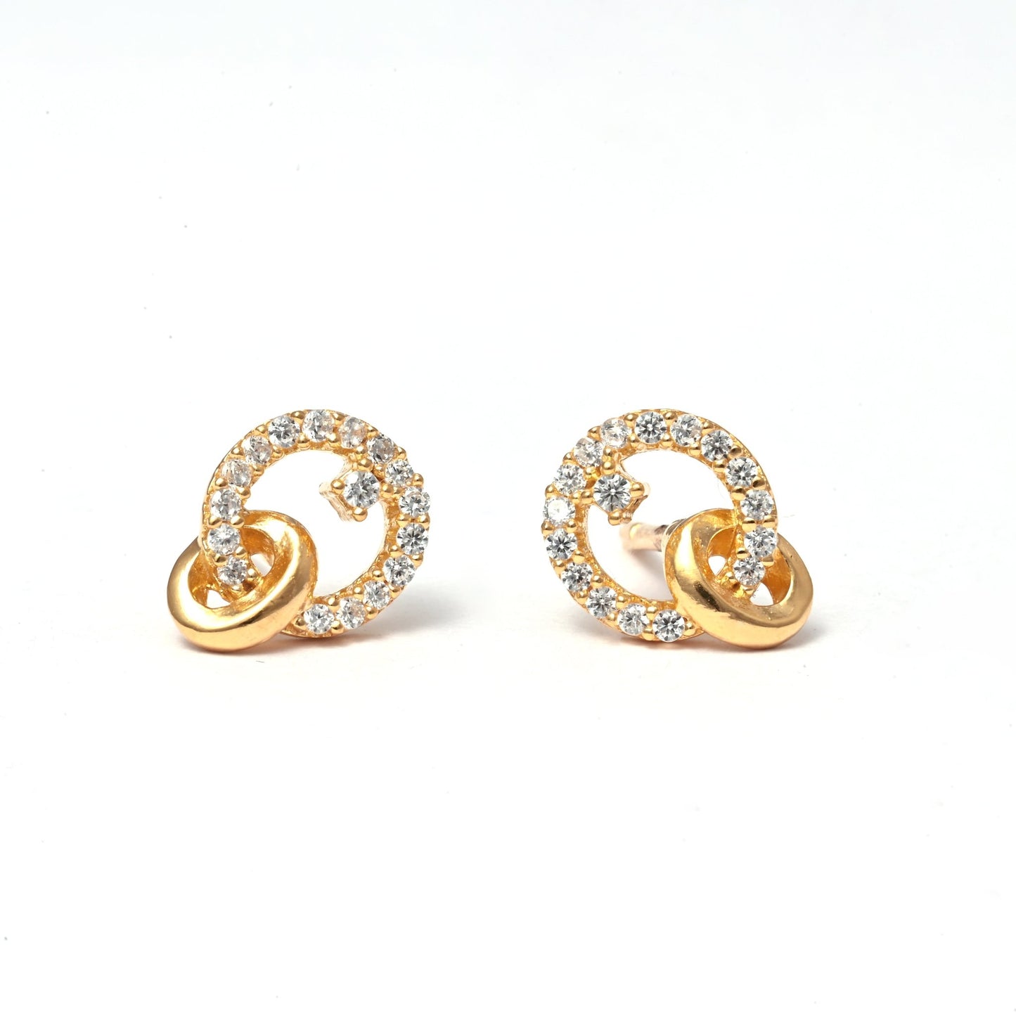 The Dual Radiance Earrings - Vinayak - House of Silver