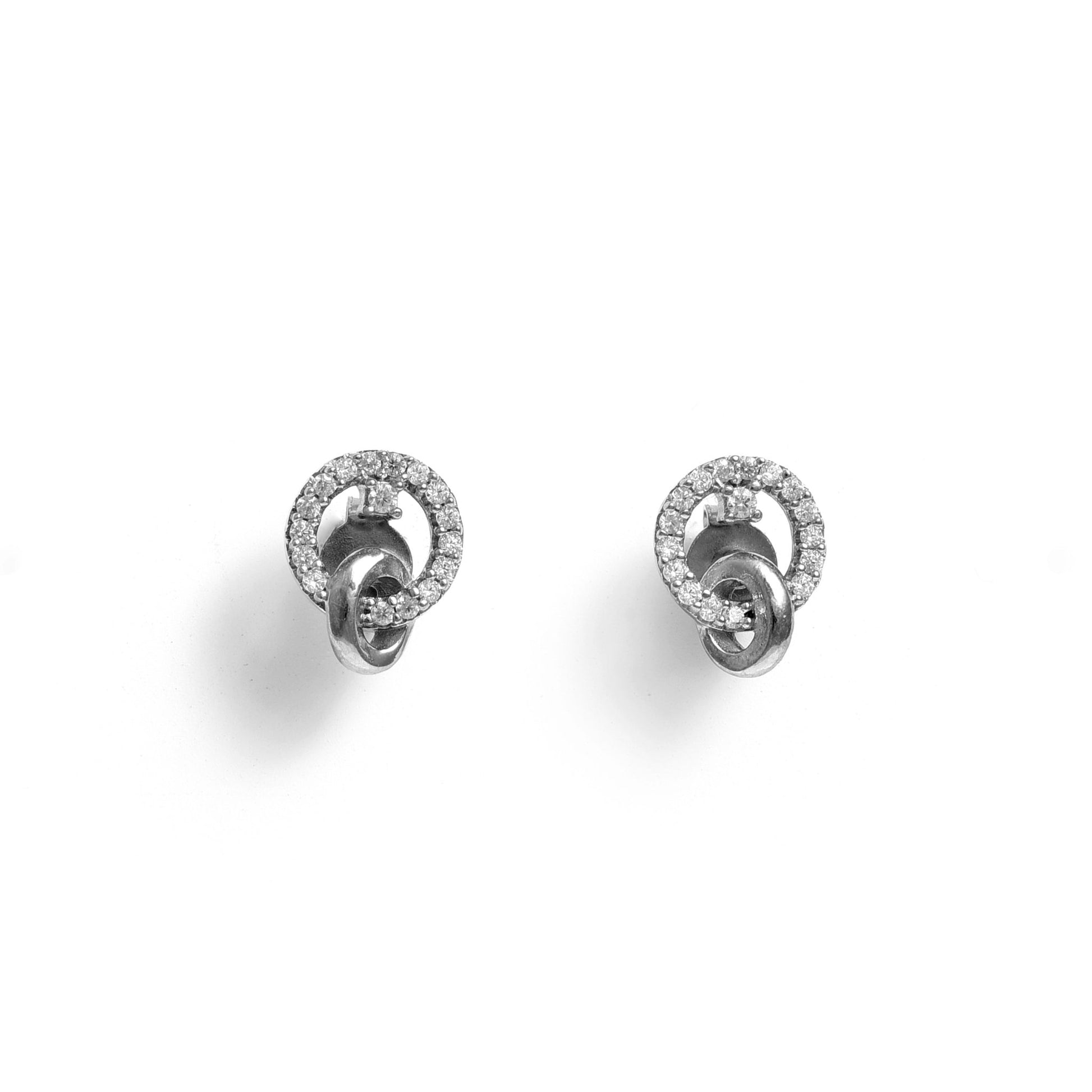 The Dual Radiance Earrings - Vinayak - House of Silver