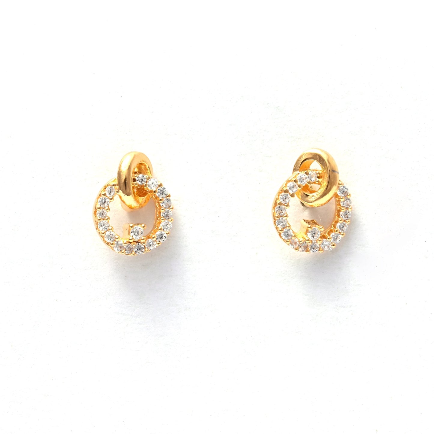 The Dual Radiance Earrings - Vinayak - House of Silver