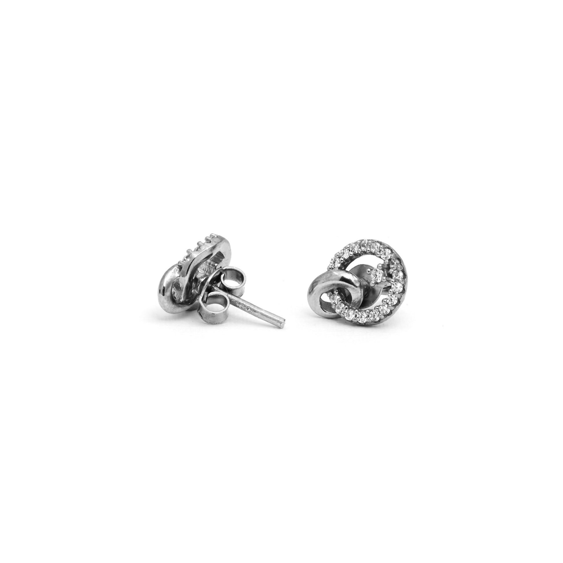 The Dual Radiance Earrings - Vinayak - House of Silver
