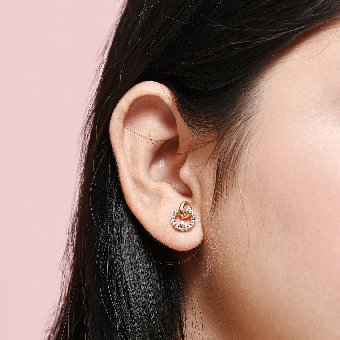 The Dual Radiance Silver Earrings - Vinayak - House of Silver