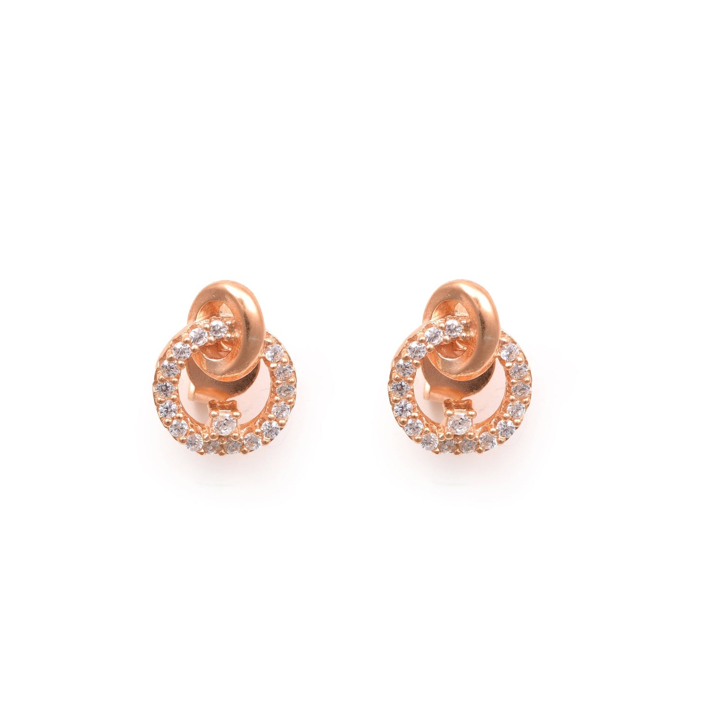 The Dual Radiance Silver Earrings - Vinayak - House of Silver