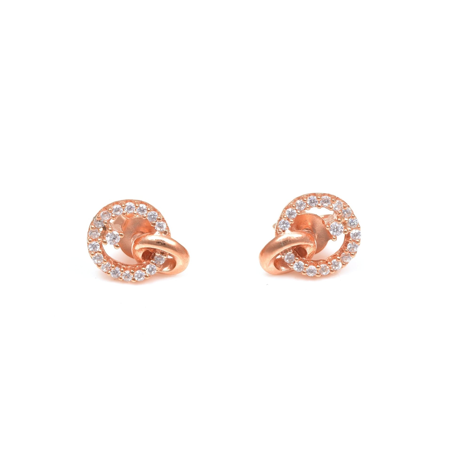 The Dual Radiance Silver Earrings - Vinayak - House of Silver