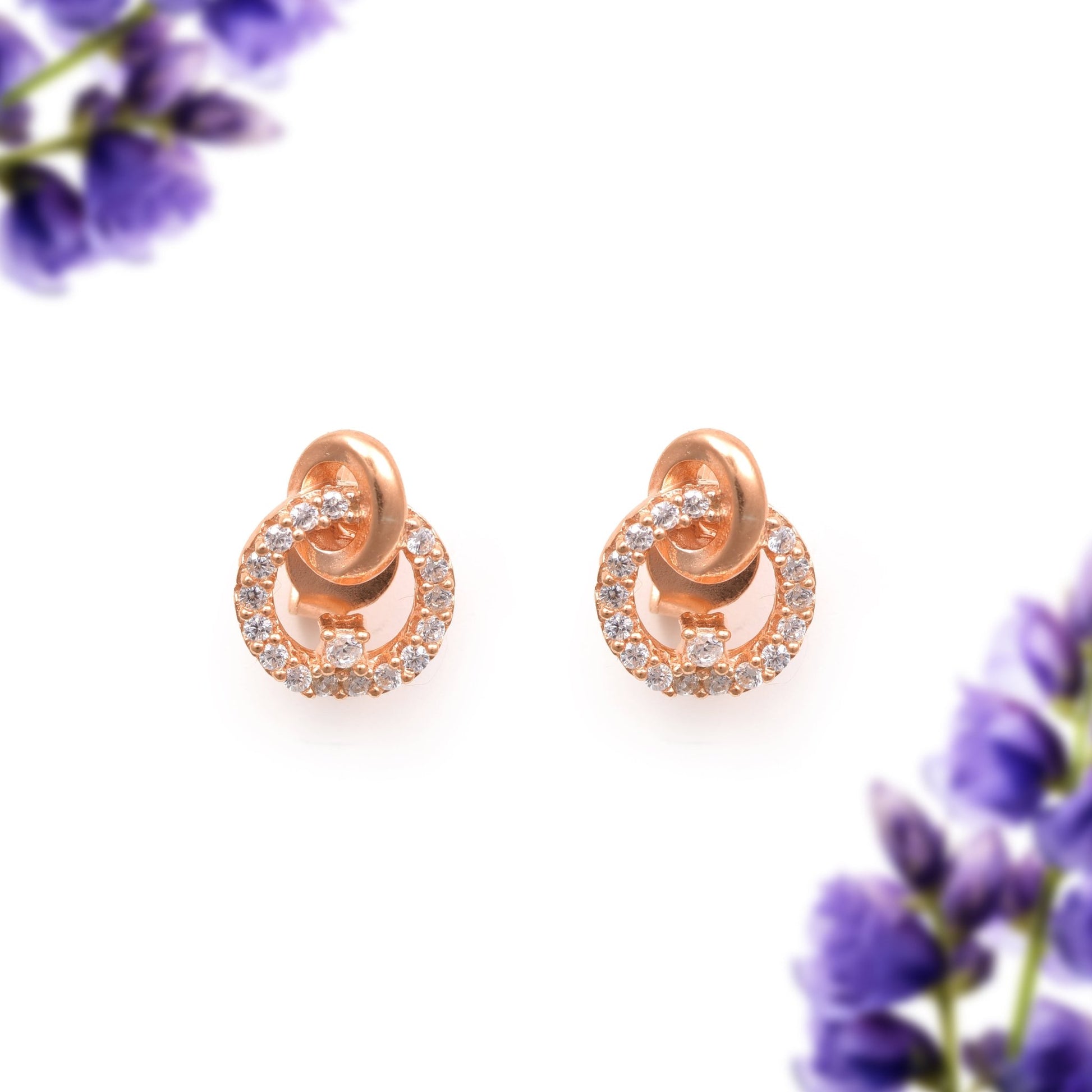 The Dual Radiance Silver Earrings - Vinayak - House of Silver