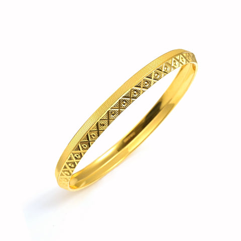The Elegant Trace Silver Kada