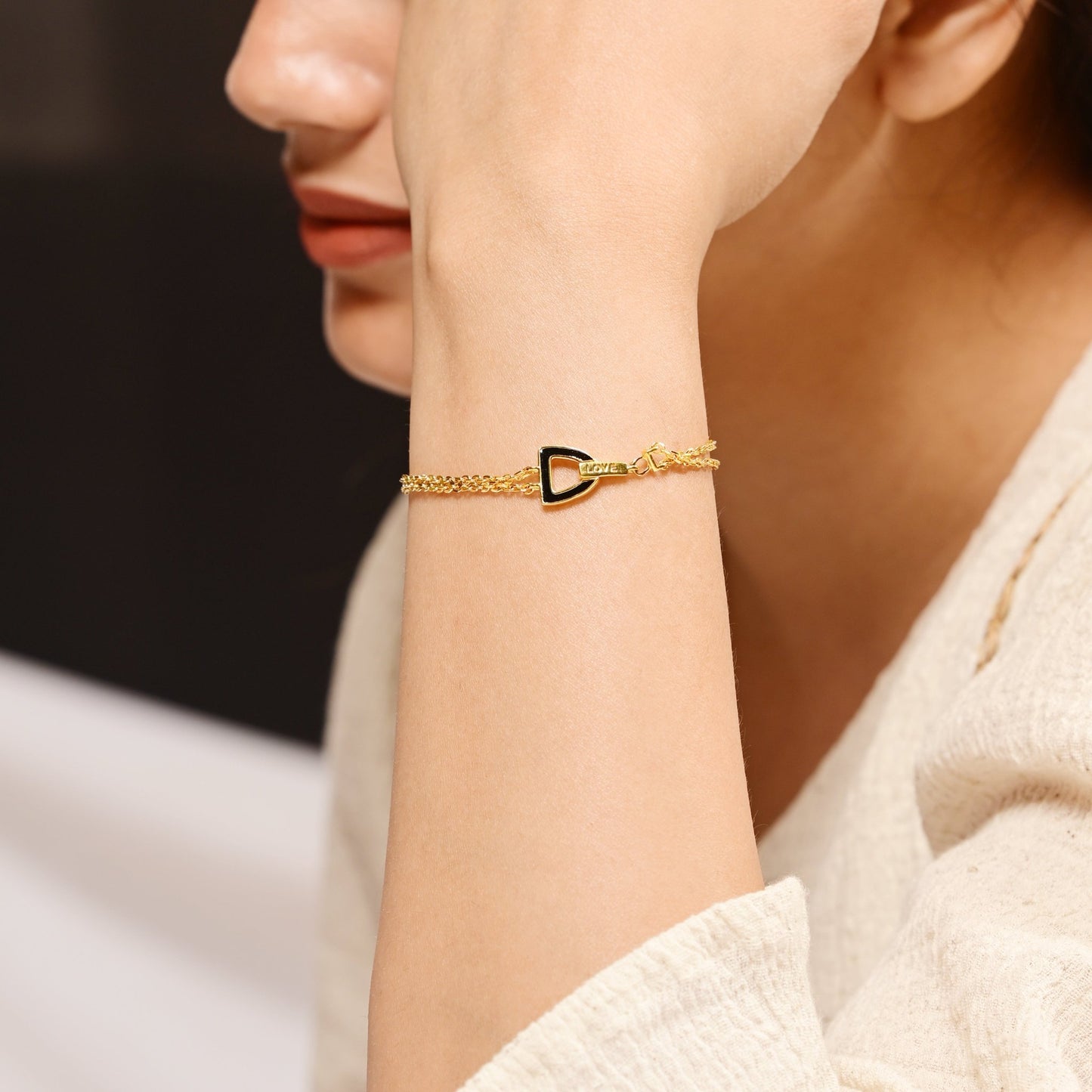 The Eternal Love Enamel Bracelet - Vinayak - House of Silver