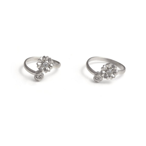 The Flora Spin Toe Ring