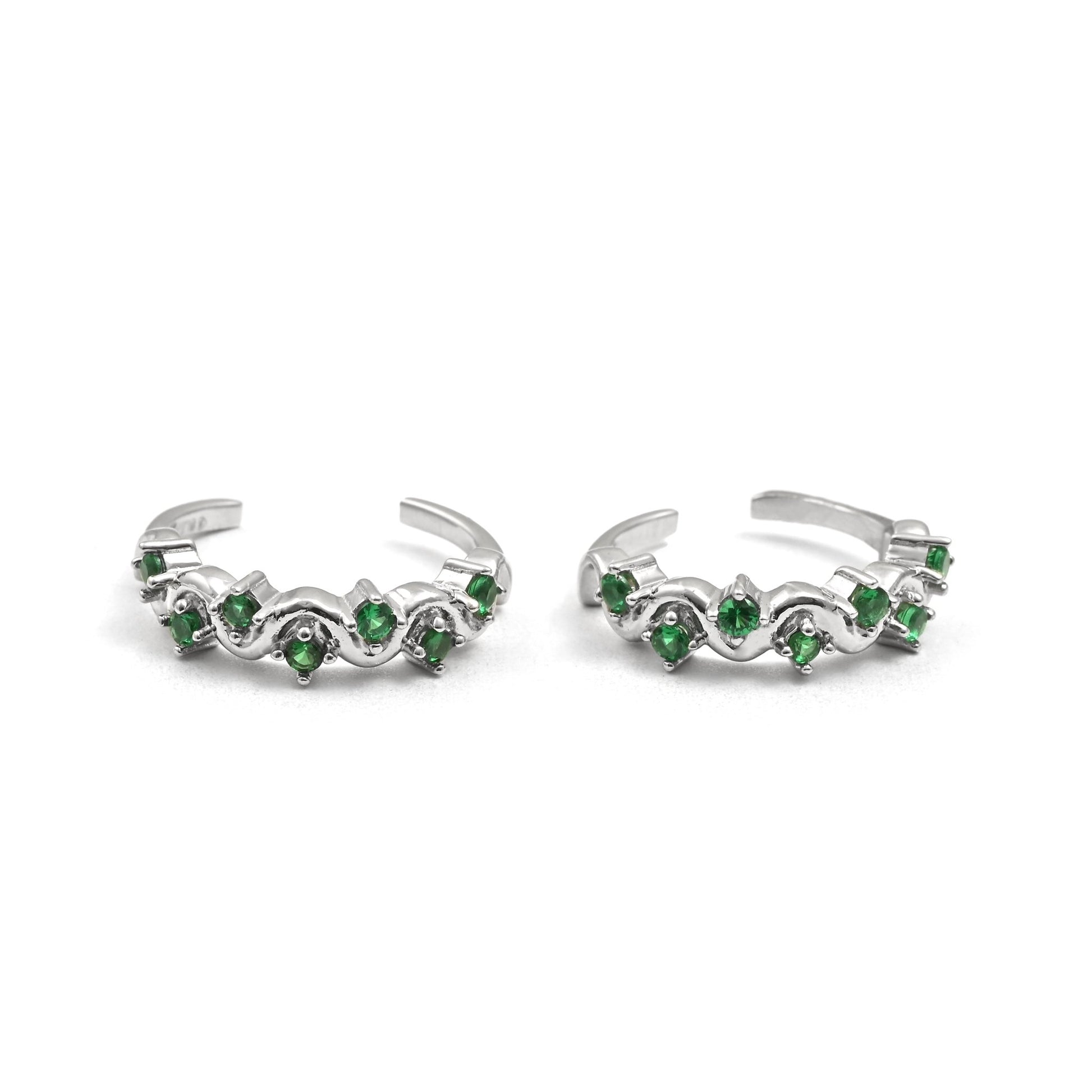The Jade Spark Silver Toe Ring - Vinayak - House of Silver
