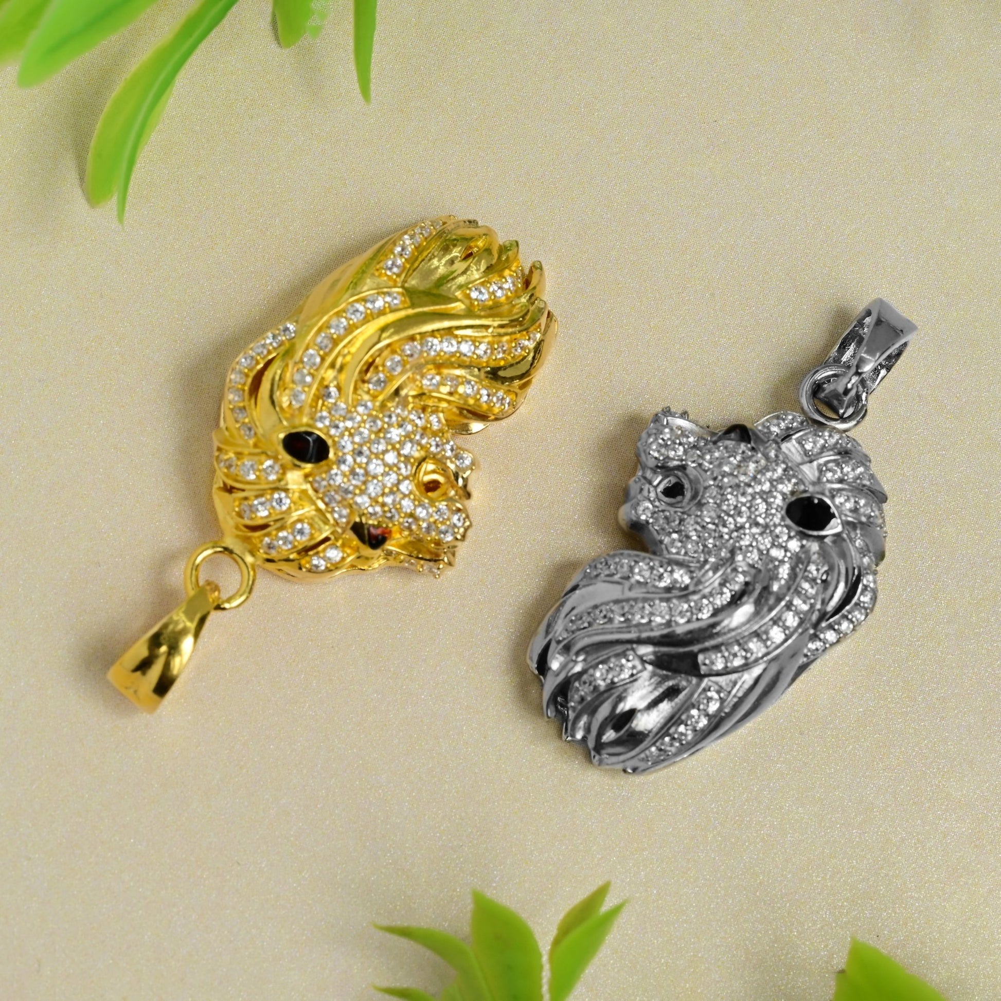 The Majestic Mane Zirconia Pendant - Vinayak - House of Silver