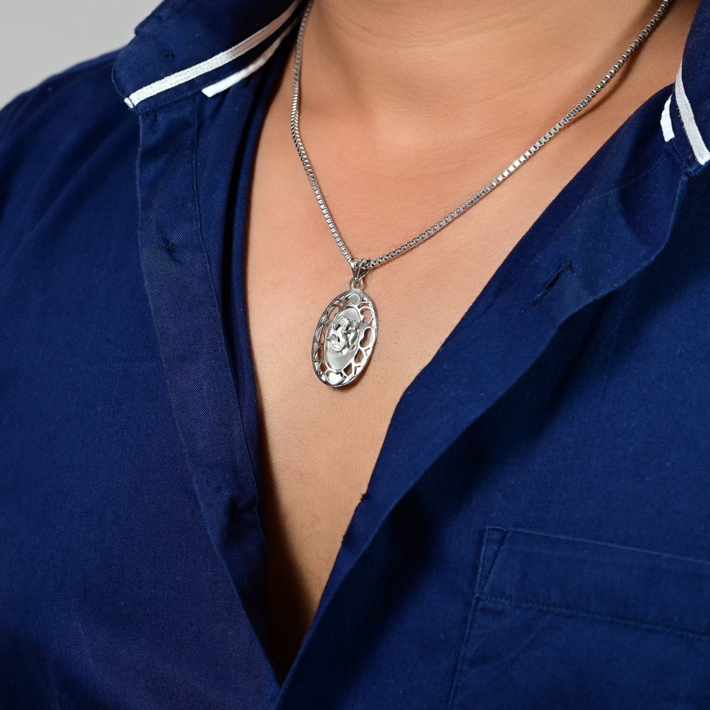The Om Pendant - Vinayak - House of Silver
