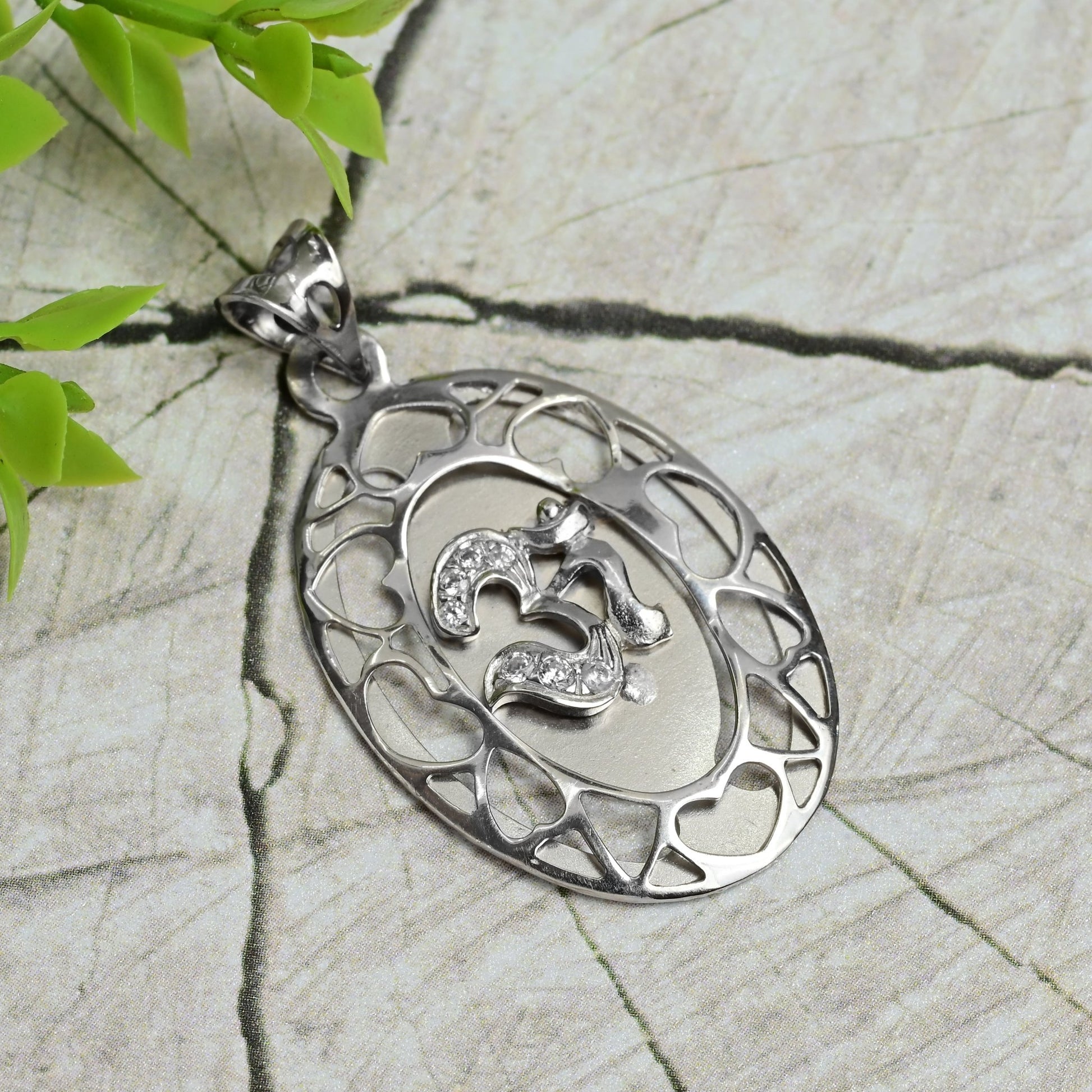 The Om Pendant - Vinayak - House of Silver