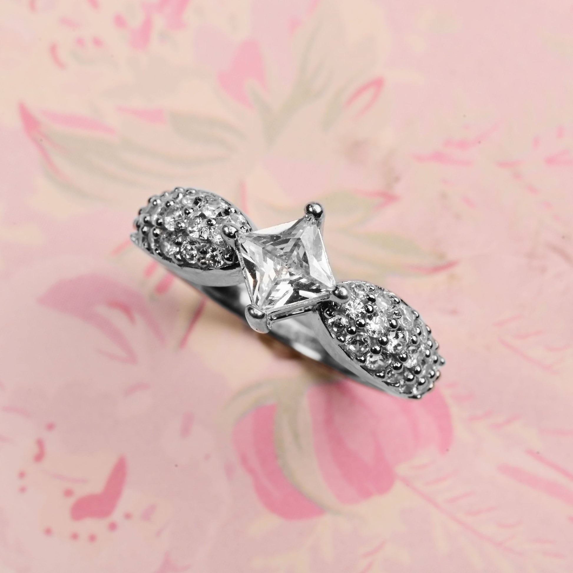 The Radiant Majesty Zirconia Ring - Vinayak - House of Silver
