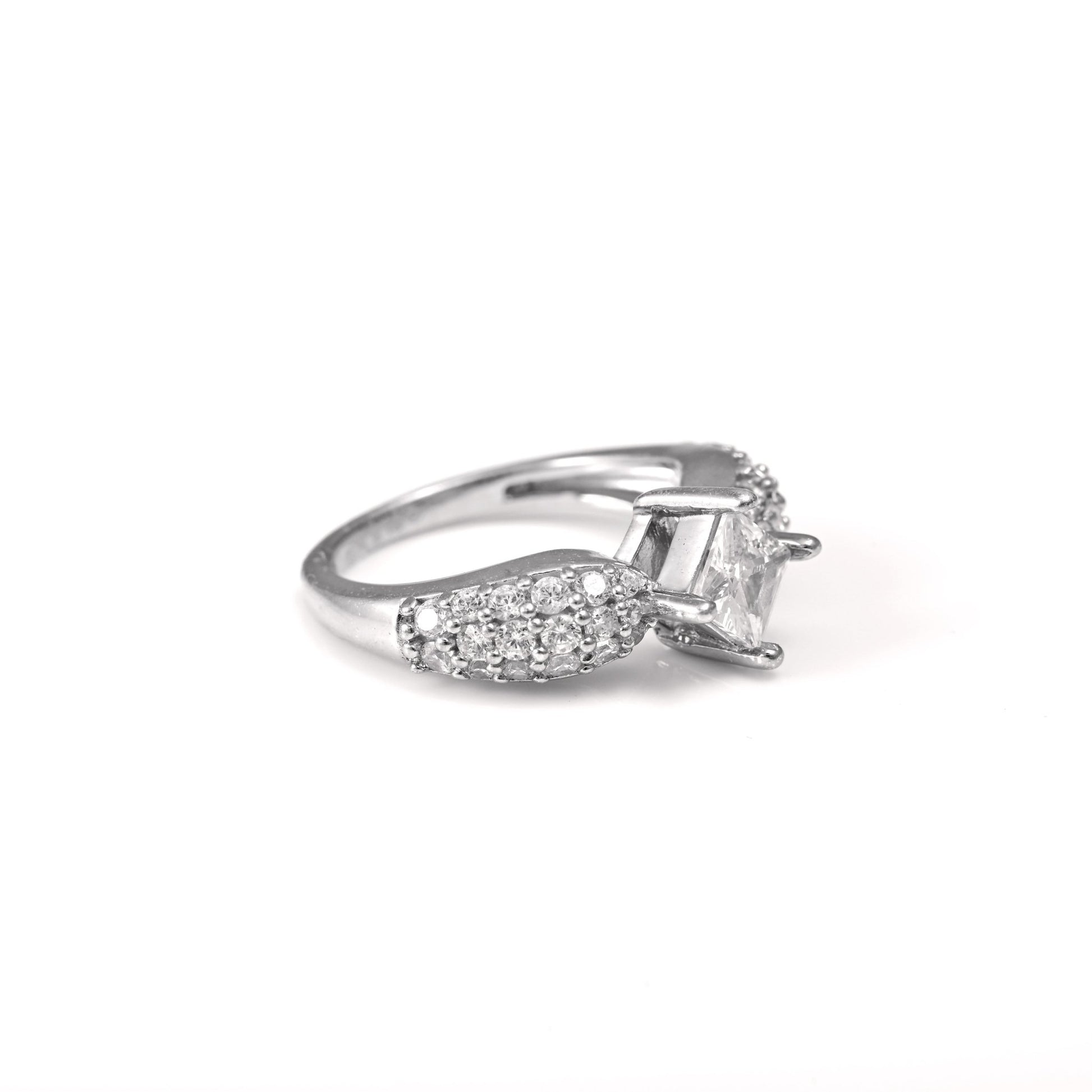 The Radiant Majesty Zirconia Ring - Vinayak - House of Silver
