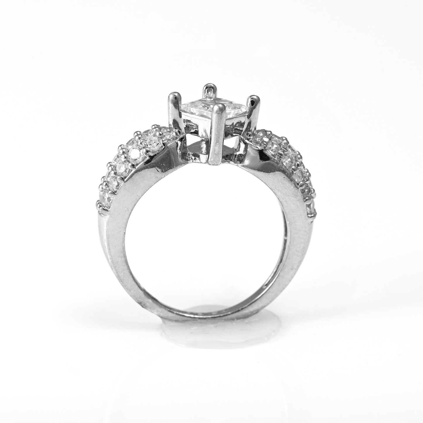 The Radiant Majesty Zirconia Ring - Vinayak - House of Silver