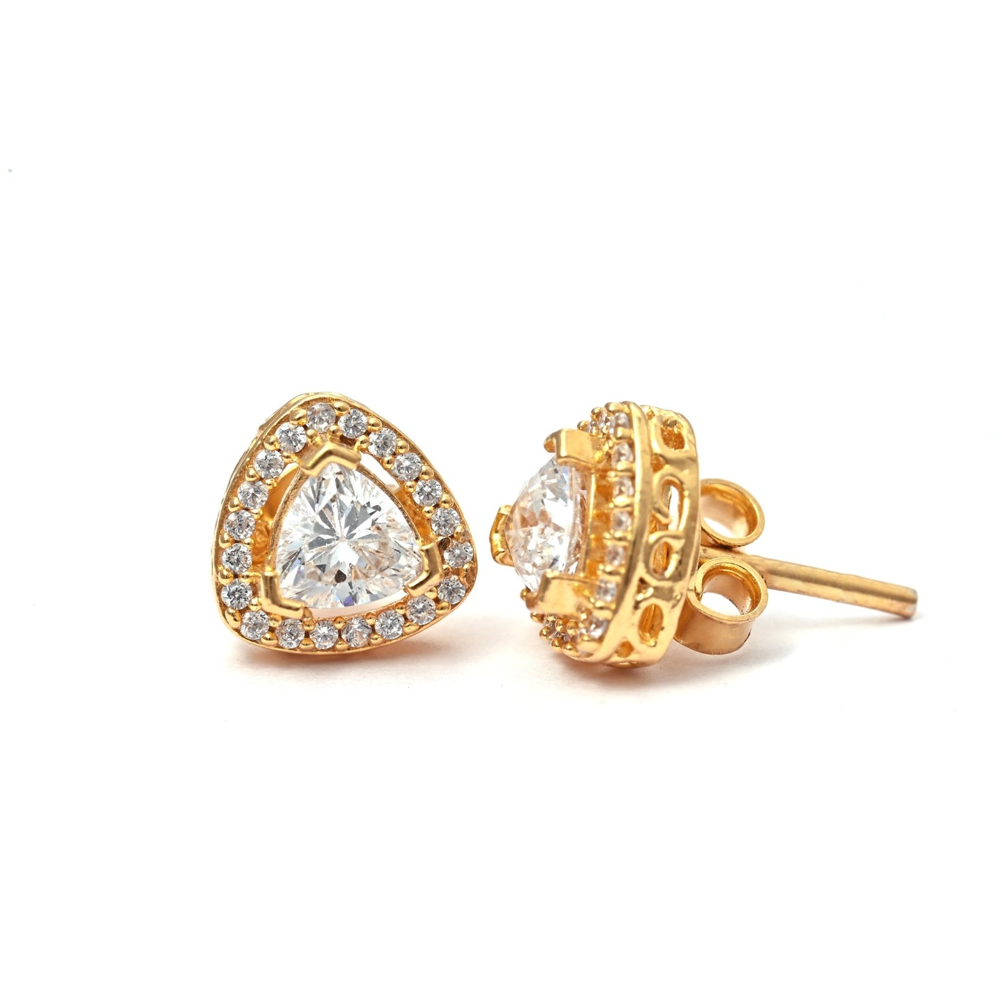 The Radiant Prism Earrings - Vinayak - House of Silver
