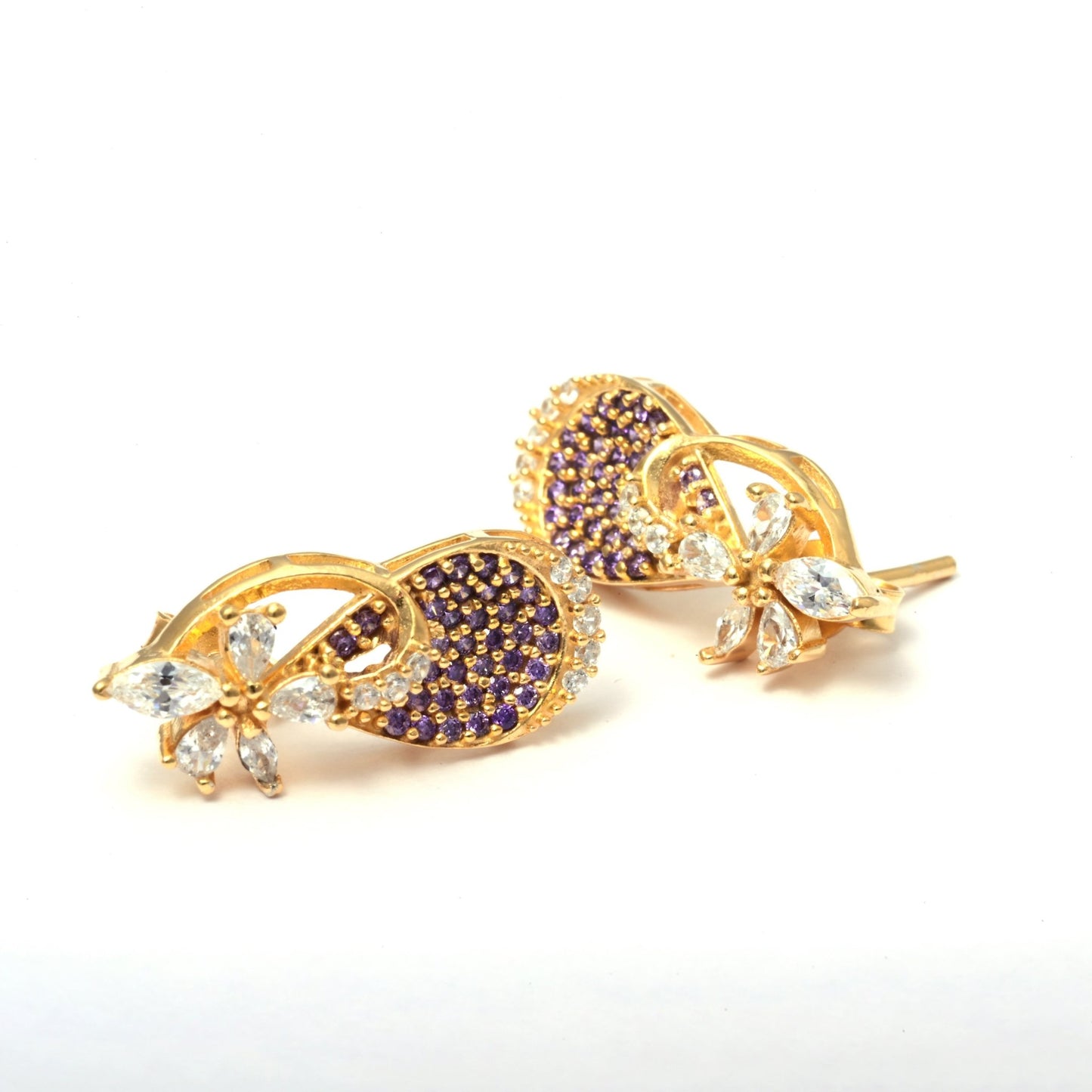 The Royal Plumage Earrings - Vinayak - House of Silver