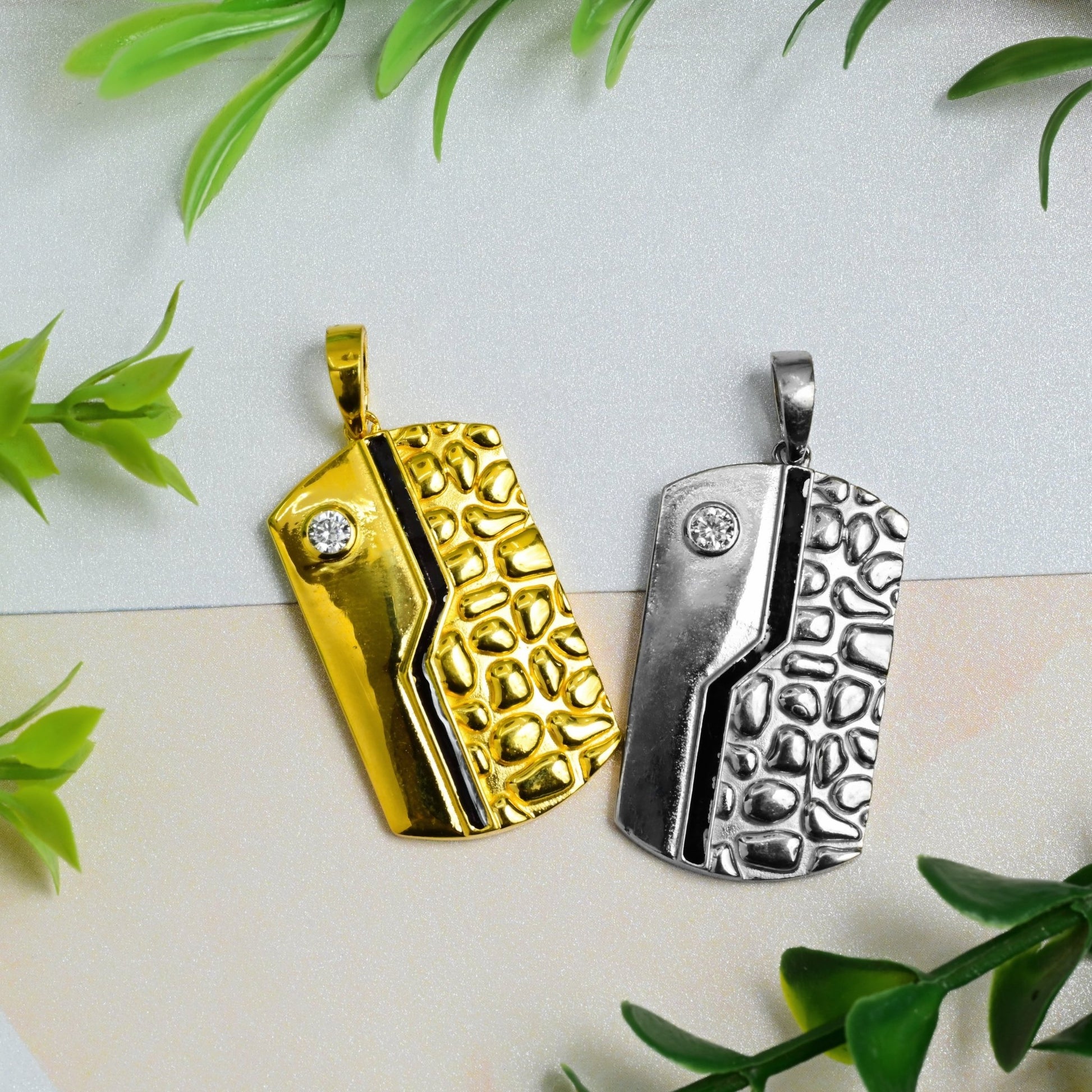 The Serene Silver Pendant - Vinayak - House of Silver