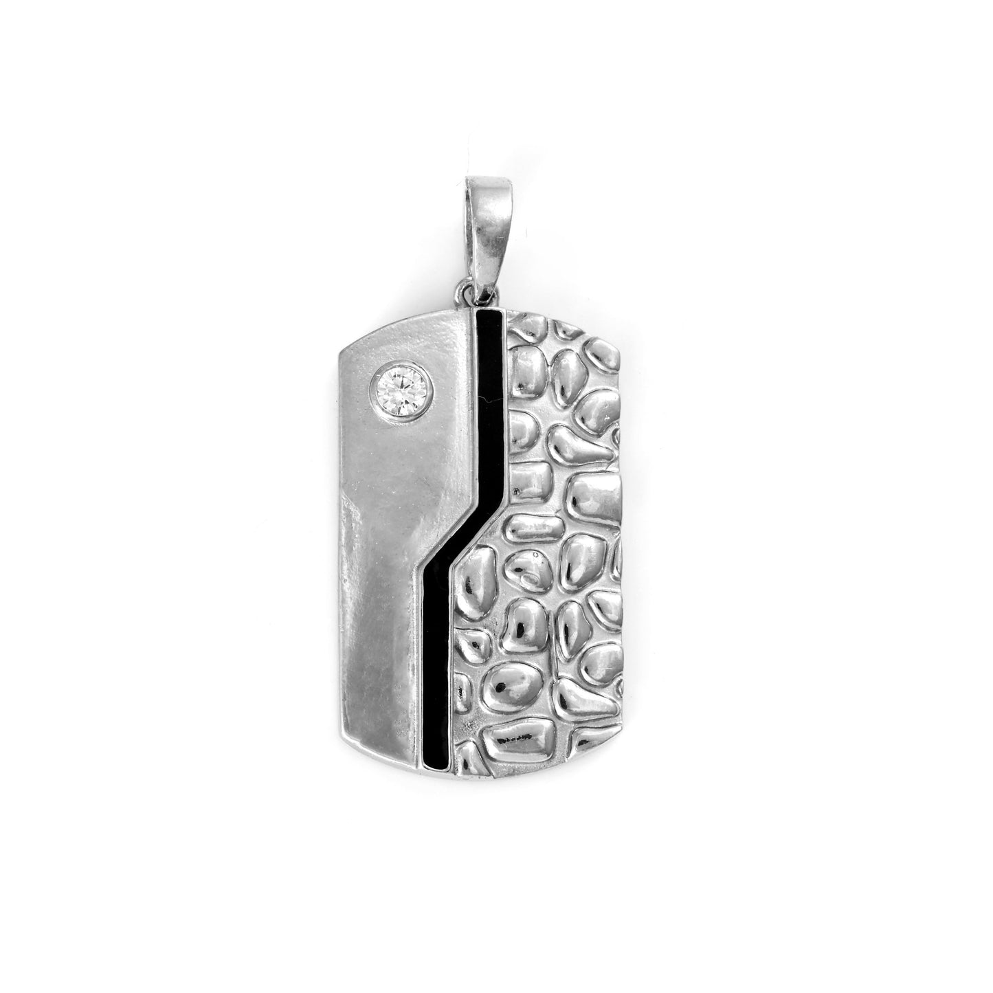 The Serene Silver Pendant - Vinayak - House of Silver