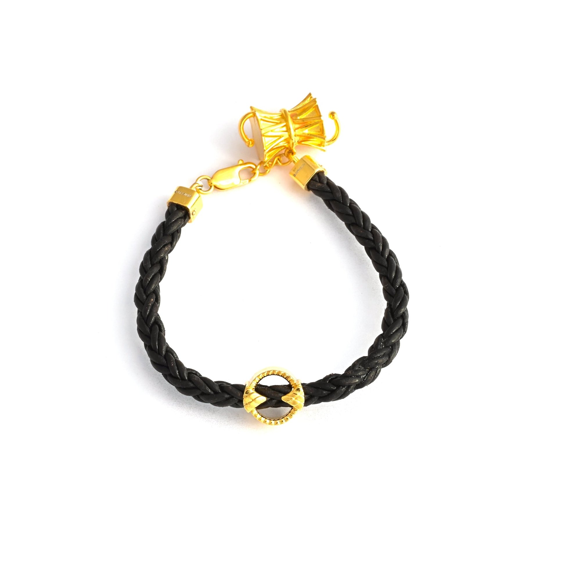 The Shiv Dhvani Silver Belt Bracelet - Vinayak - House of Silver