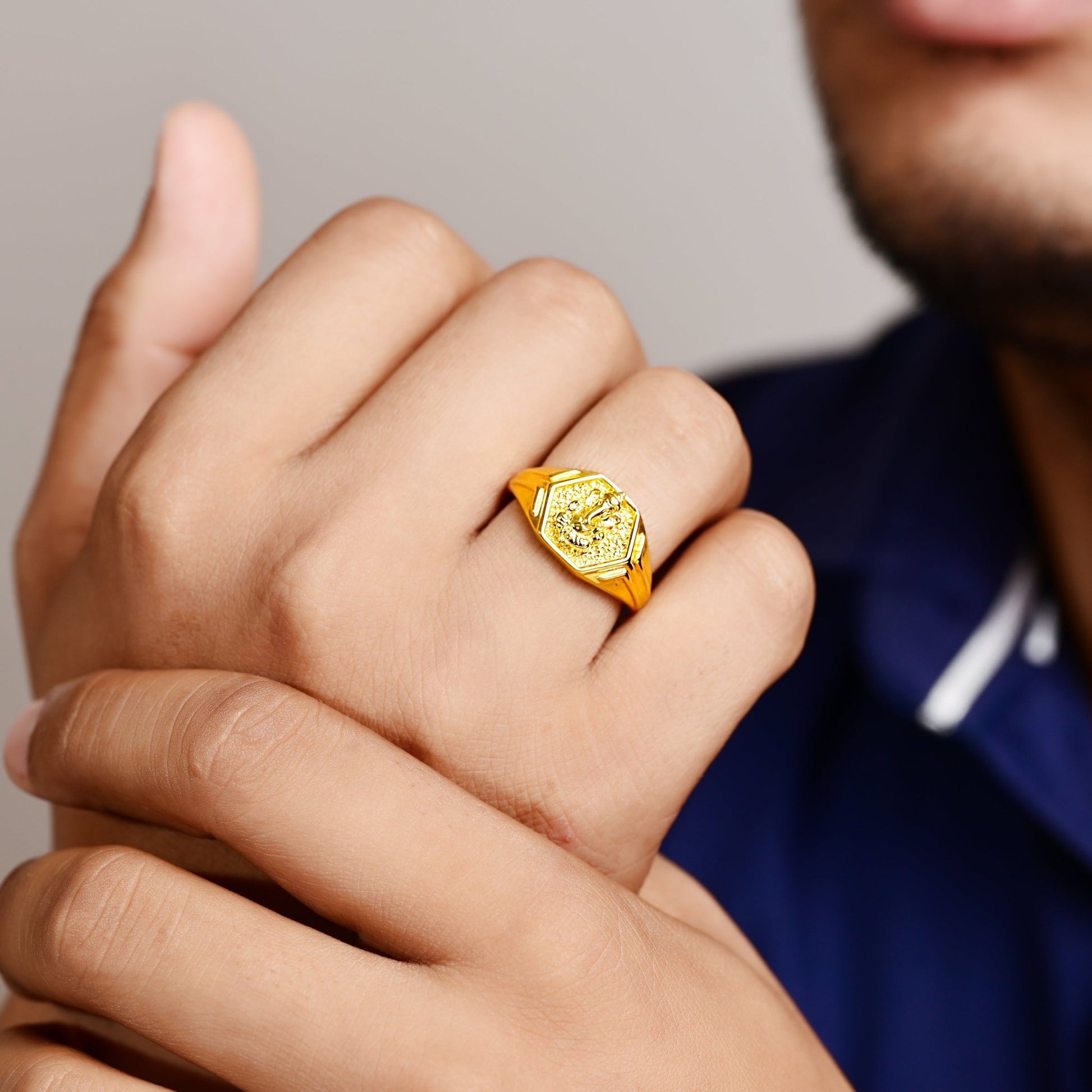 The Shri Ganesha Silver Ring - Vinayak - House of Silver