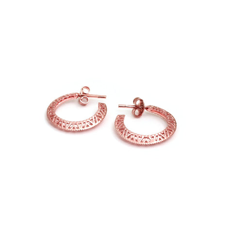 The Silver Hoop Earrings