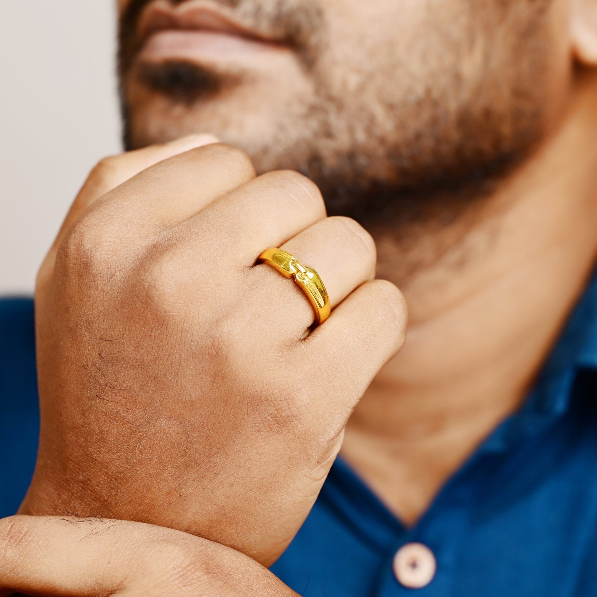 The Silver Interlace Band Ring - Vinayak - House of Silver