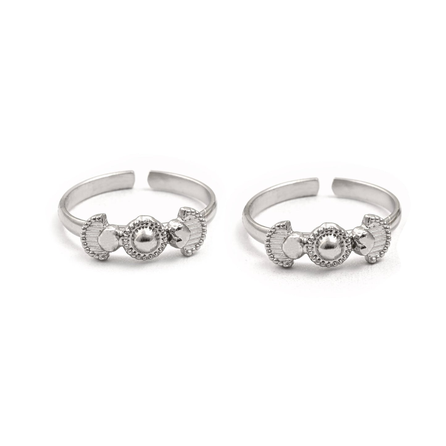The Silver Serenity Toe Ring - Vinayak - House of Silver