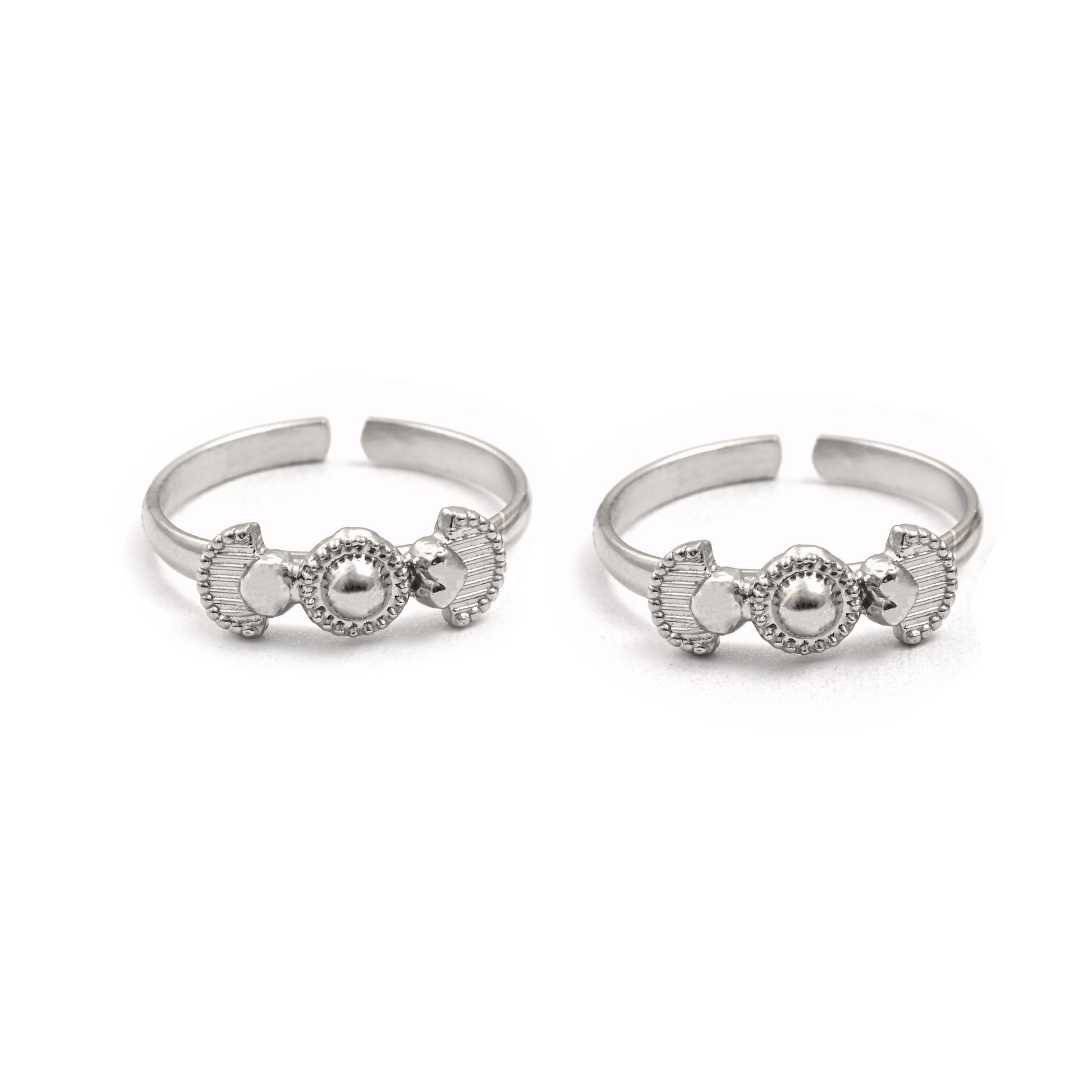 The Silver Serenity Toe Ring - Vinayak - House of Silver