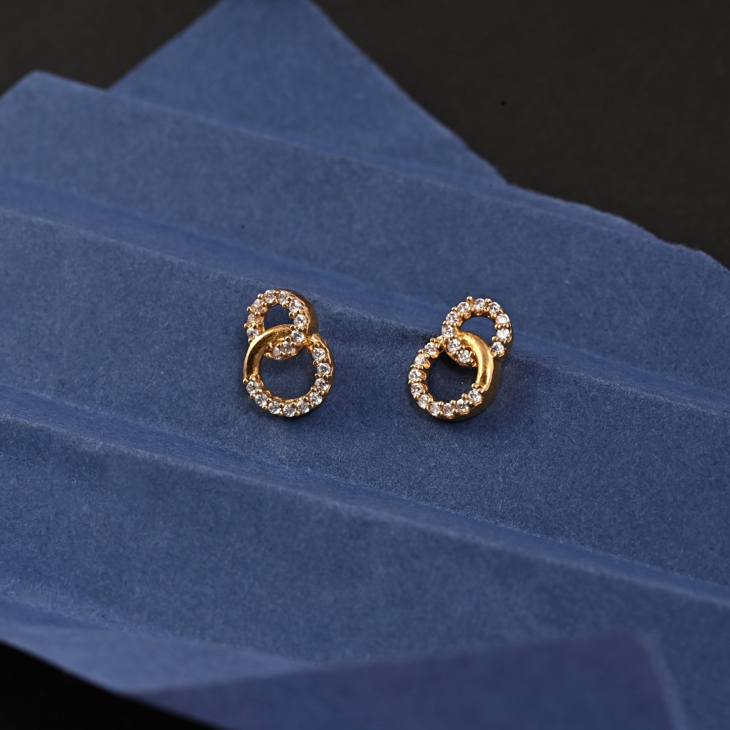The Silver Shimmer Stud Earrings - Vinayak - House of Silver