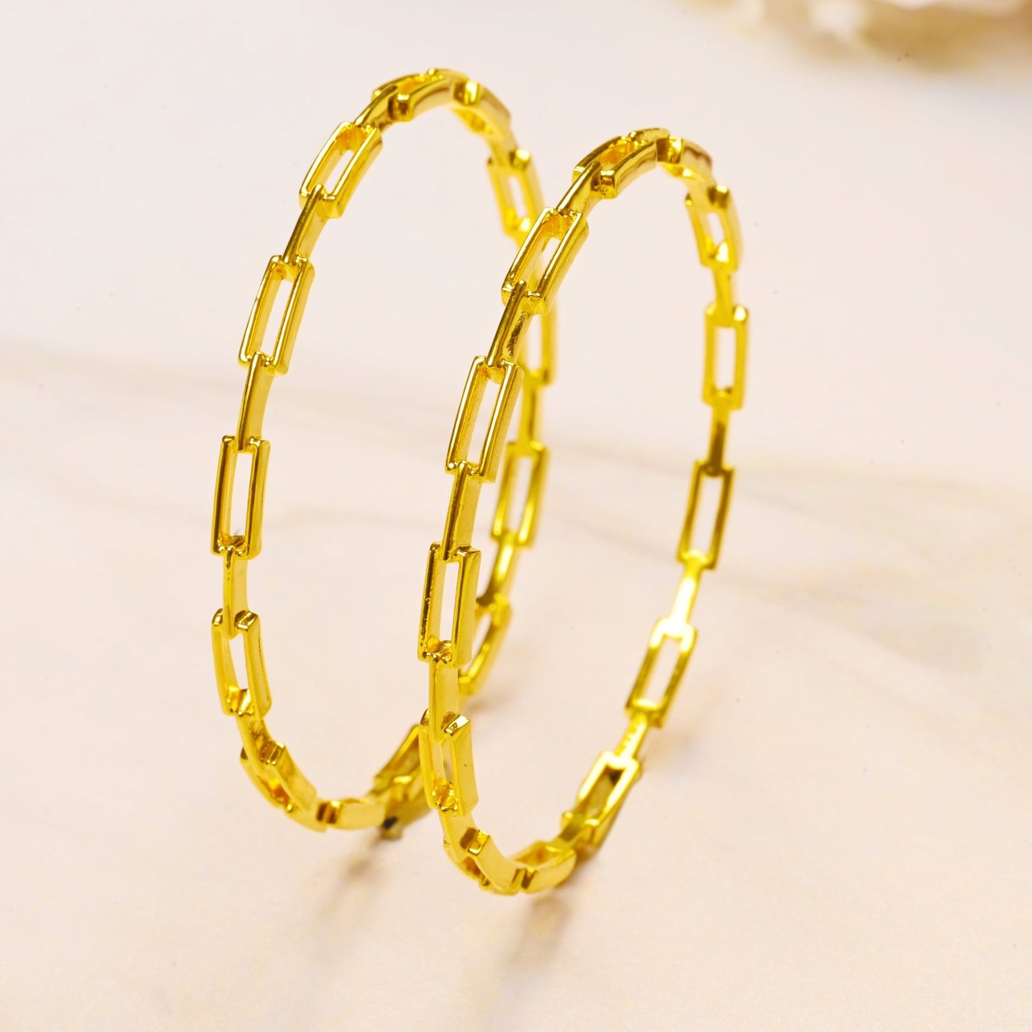 The Sleek Essence Silver Bangles (Set of 2) - Vinayak - House of Silver
