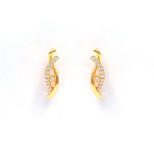 The Subtle Sparkle Stud Earrings - Vinayak - House of Silver