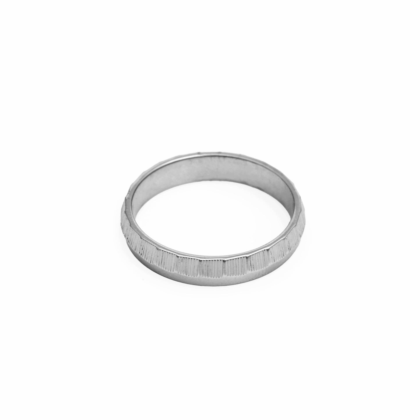 The Textured Band Ring - Vinayak - House of Silver