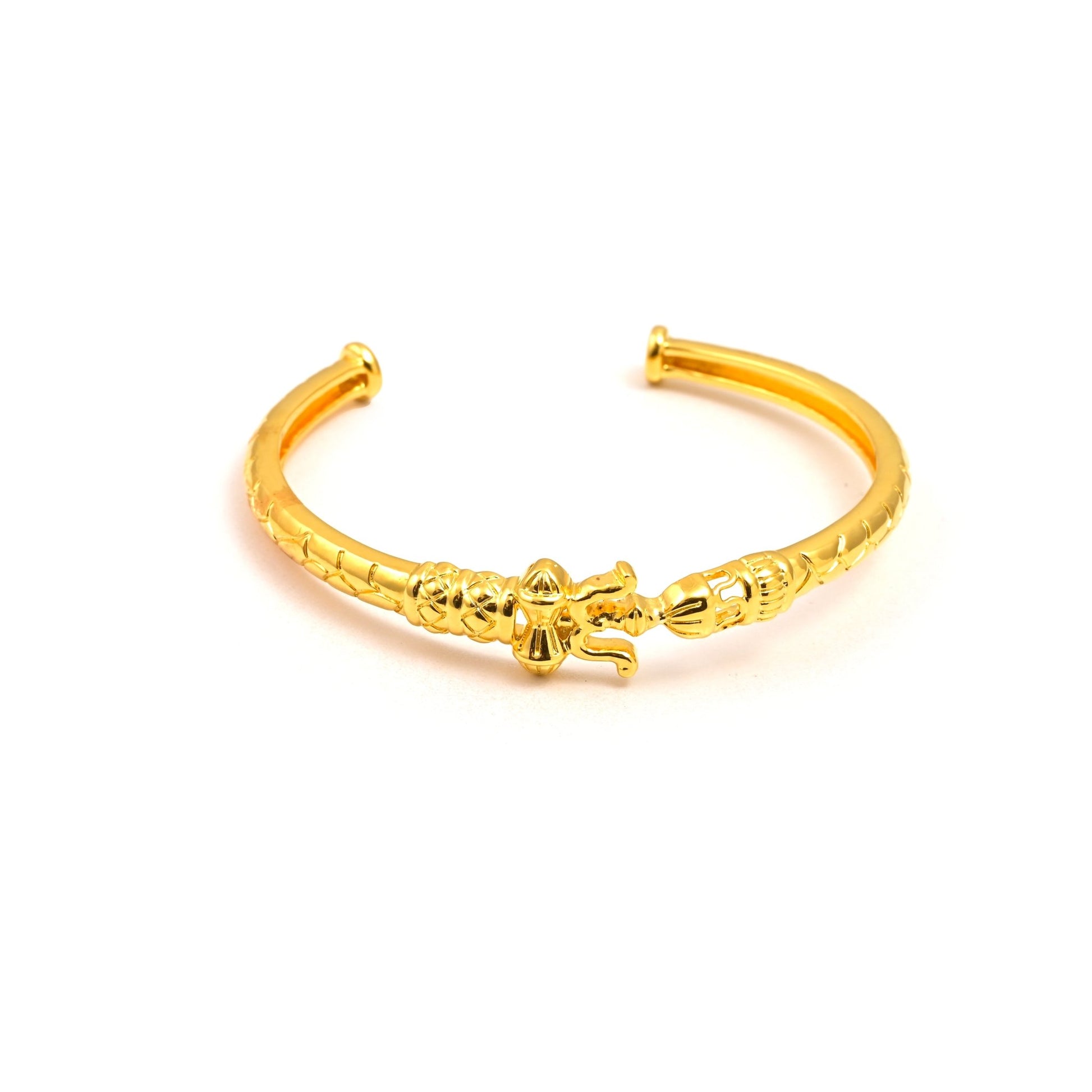 The Trishul Silver Cuff Bracelet - Vinayak - House of Silver