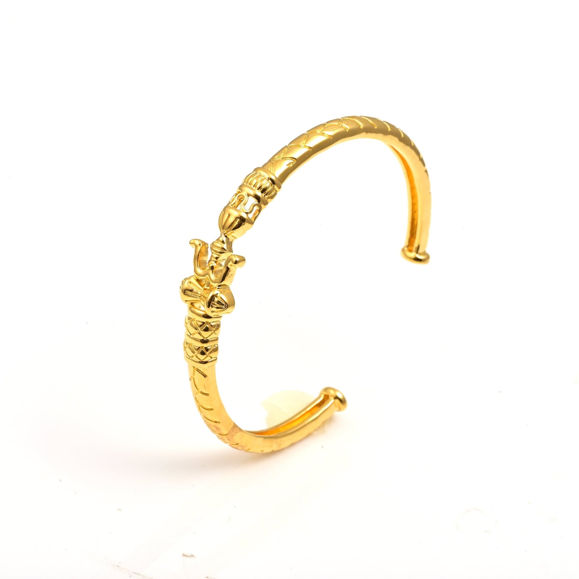 The Trishul Silver Cuff Bracelet - Vinayak - House of Silver