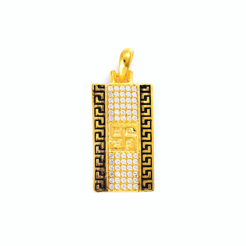 The Trishul Sparkle Silver Pendant
