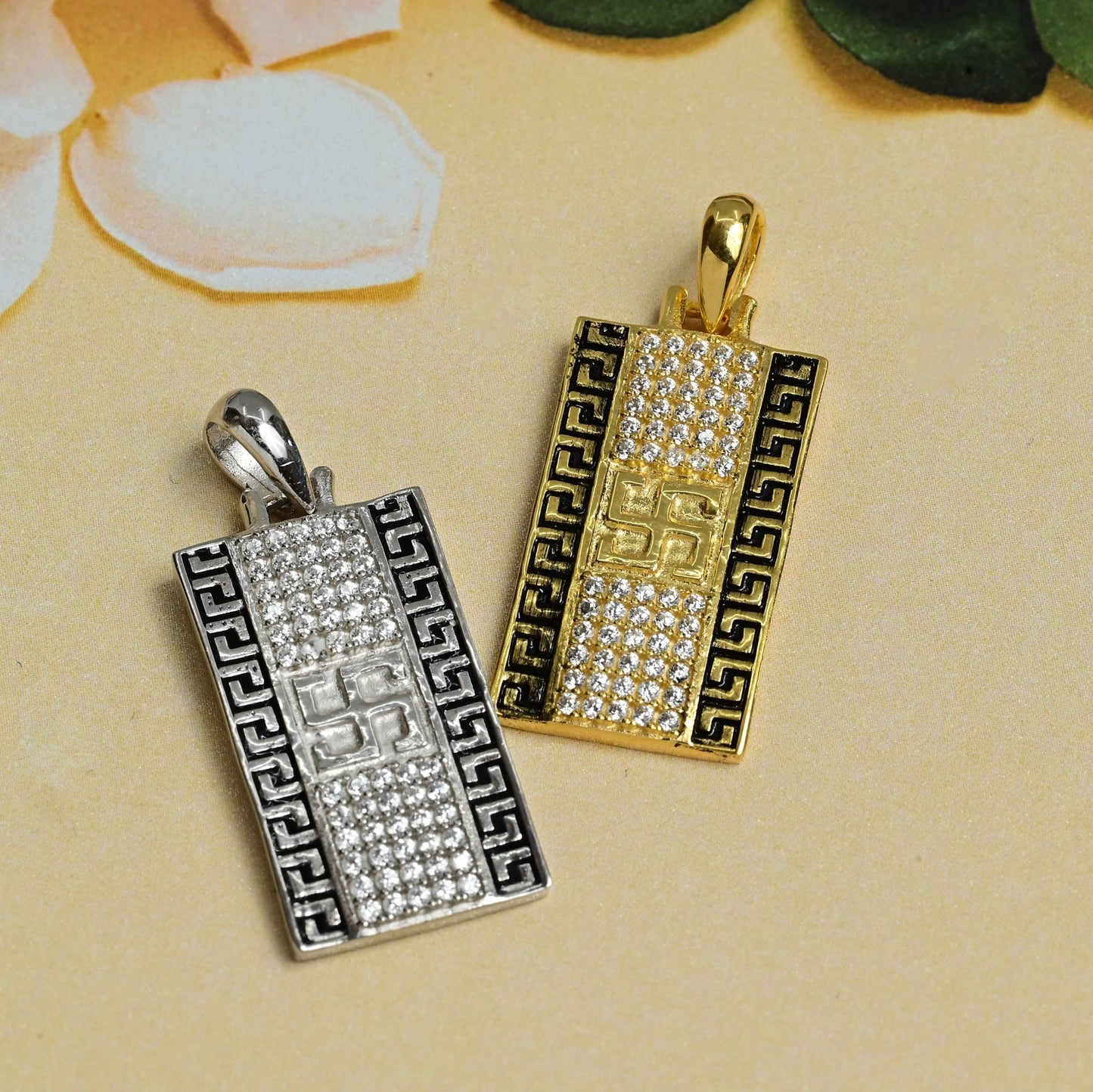 The Trishul Sparkle Pendant - Vinayak - House of Silver