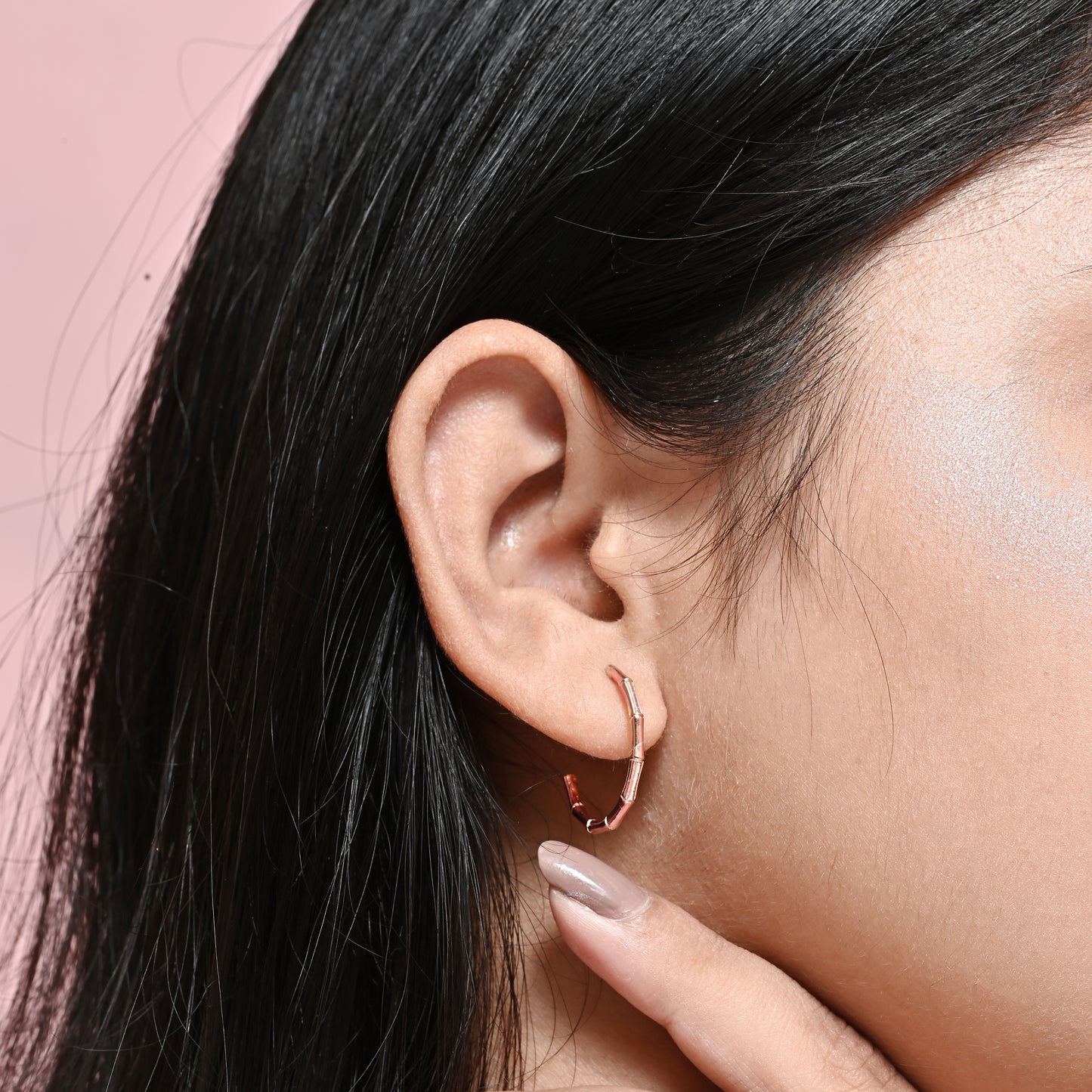 The Sleek Silver Hoop Earrings