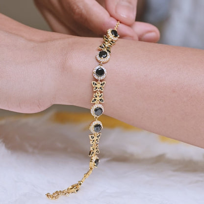 The Noir Charm Bracelet