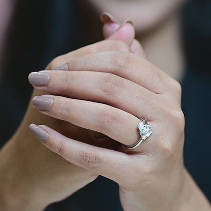 The Rose Bloom Silver Ring