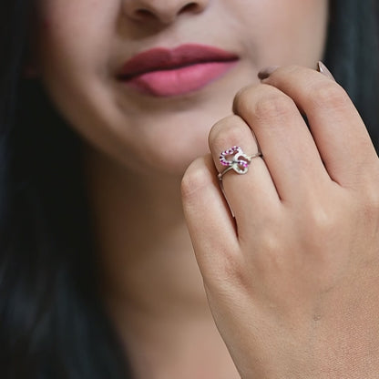 The Petite Pink Sparkle Ring