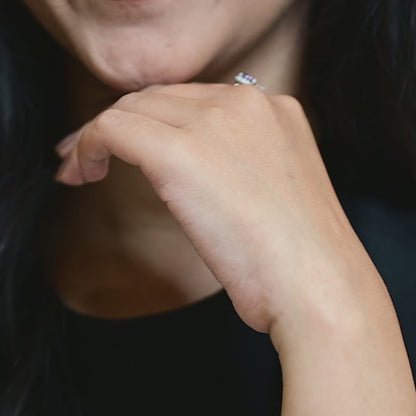 The Purple Zirconia Ring