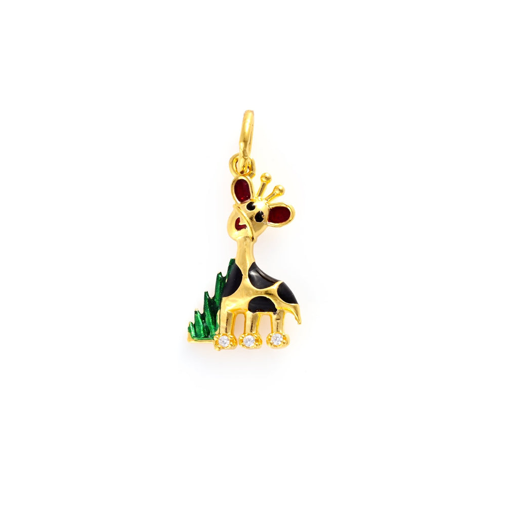 The Silver Baby Giraffe Pendant