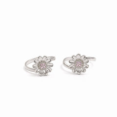 The Blossom Gleam Silver Toe Ring