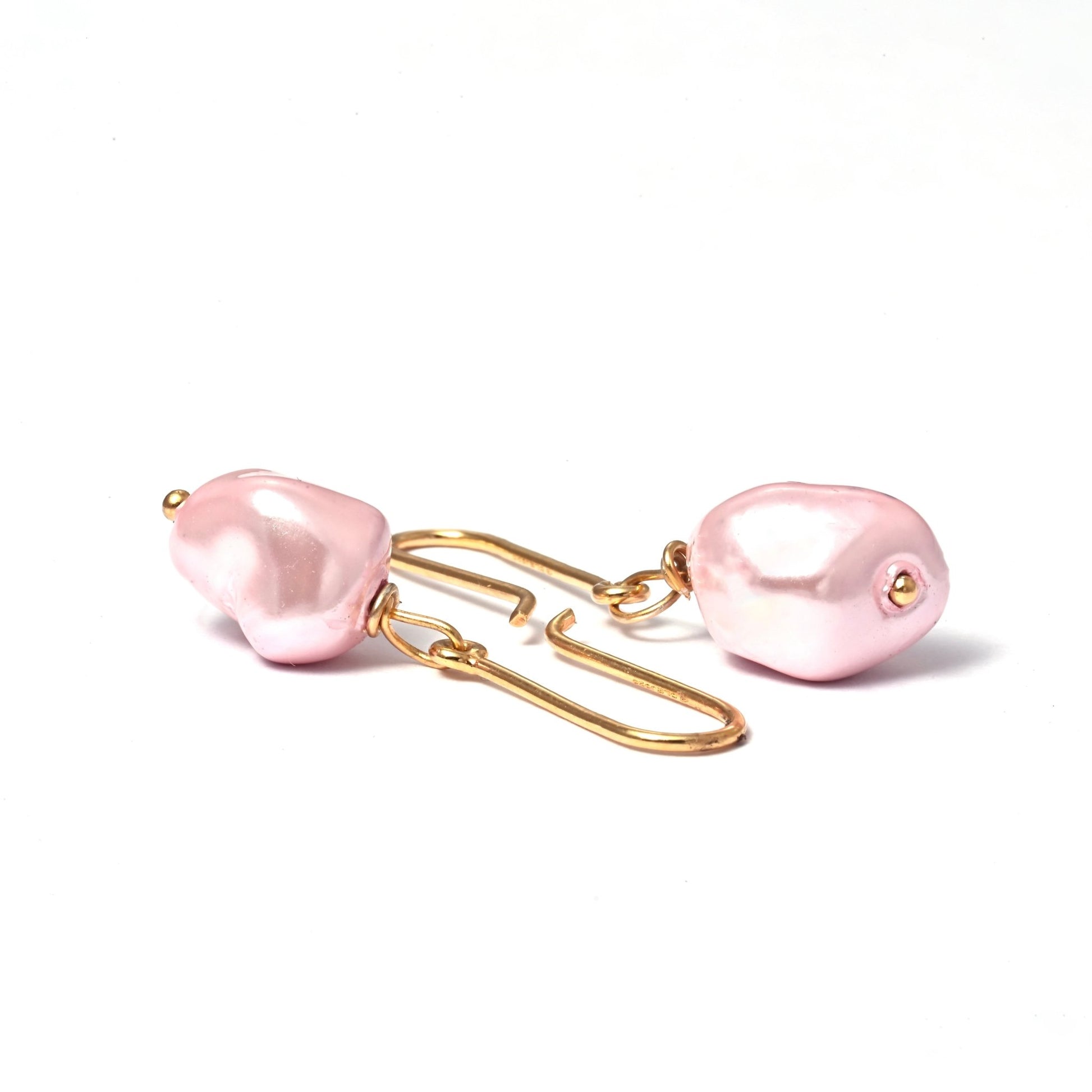 The Blushing Pearl Silver Earrings - Vinayak - House of Silver