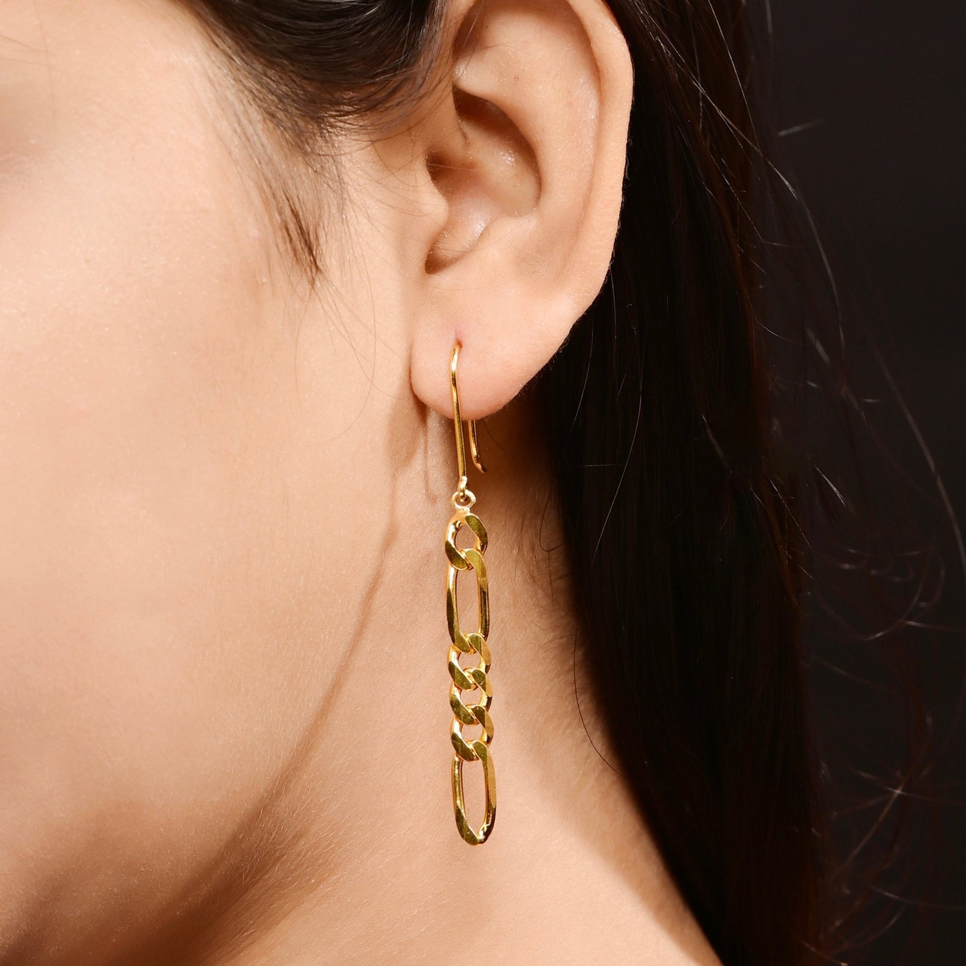 The Chain Cascade Earrings - Vinayak - House of Silver