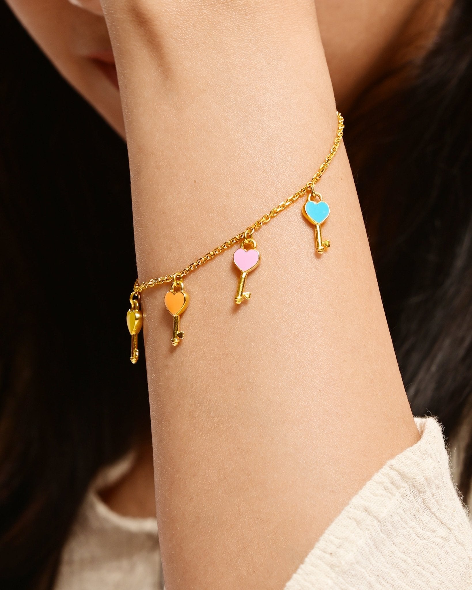 The Colour Key Bracelet - Vinayak - House of Silver