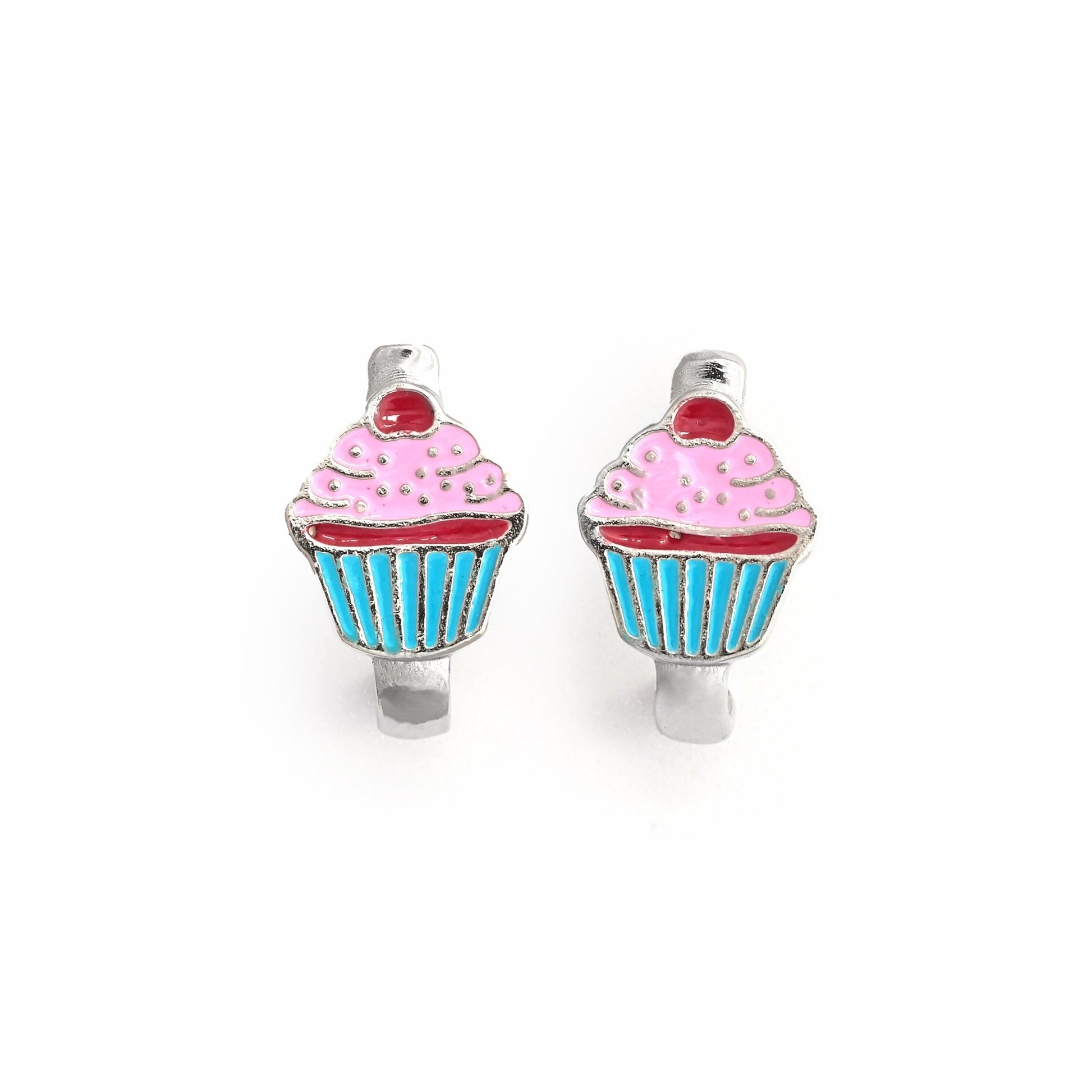 The Colourful Cupcake Charm Necklace Set - Vinayak - House of Silver