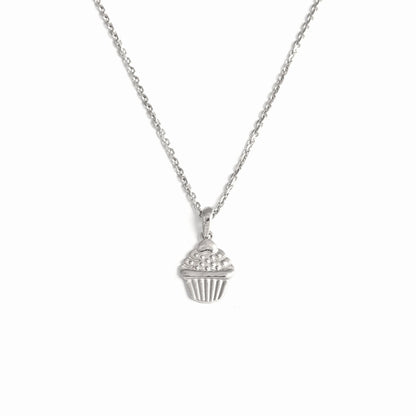 The Cupcake Charm Silver Necklace Set - Vinayak - House of Silver